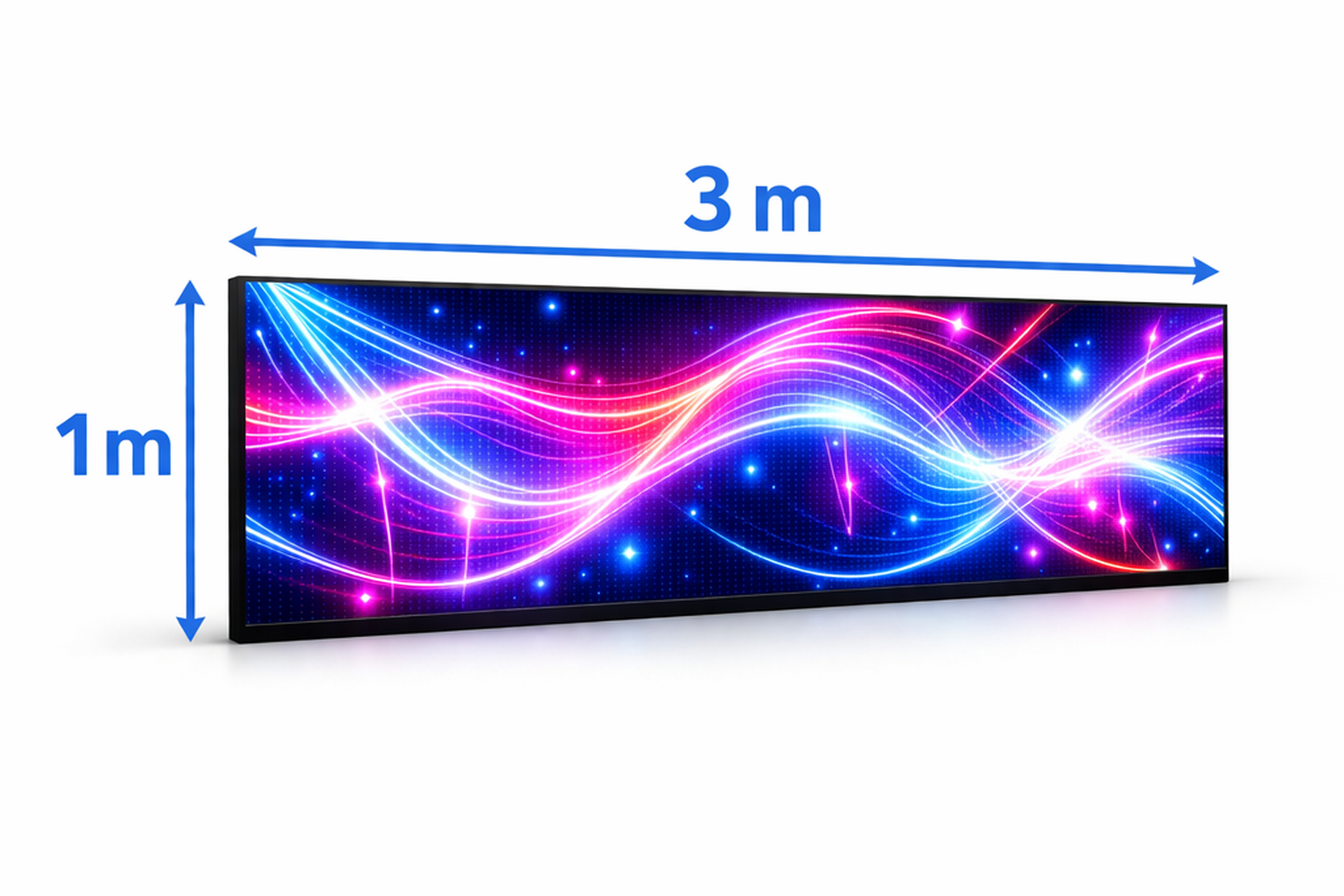 LED Bildschirm P3 3 x 1 m